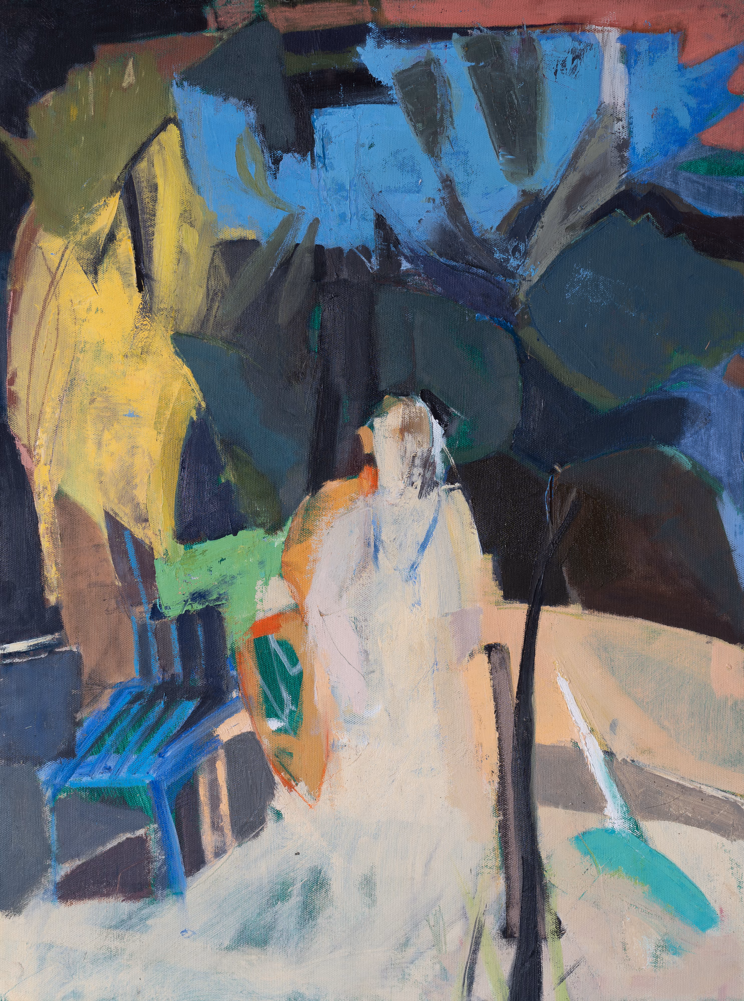 Safta in her garden (4) 80x60cm 2019