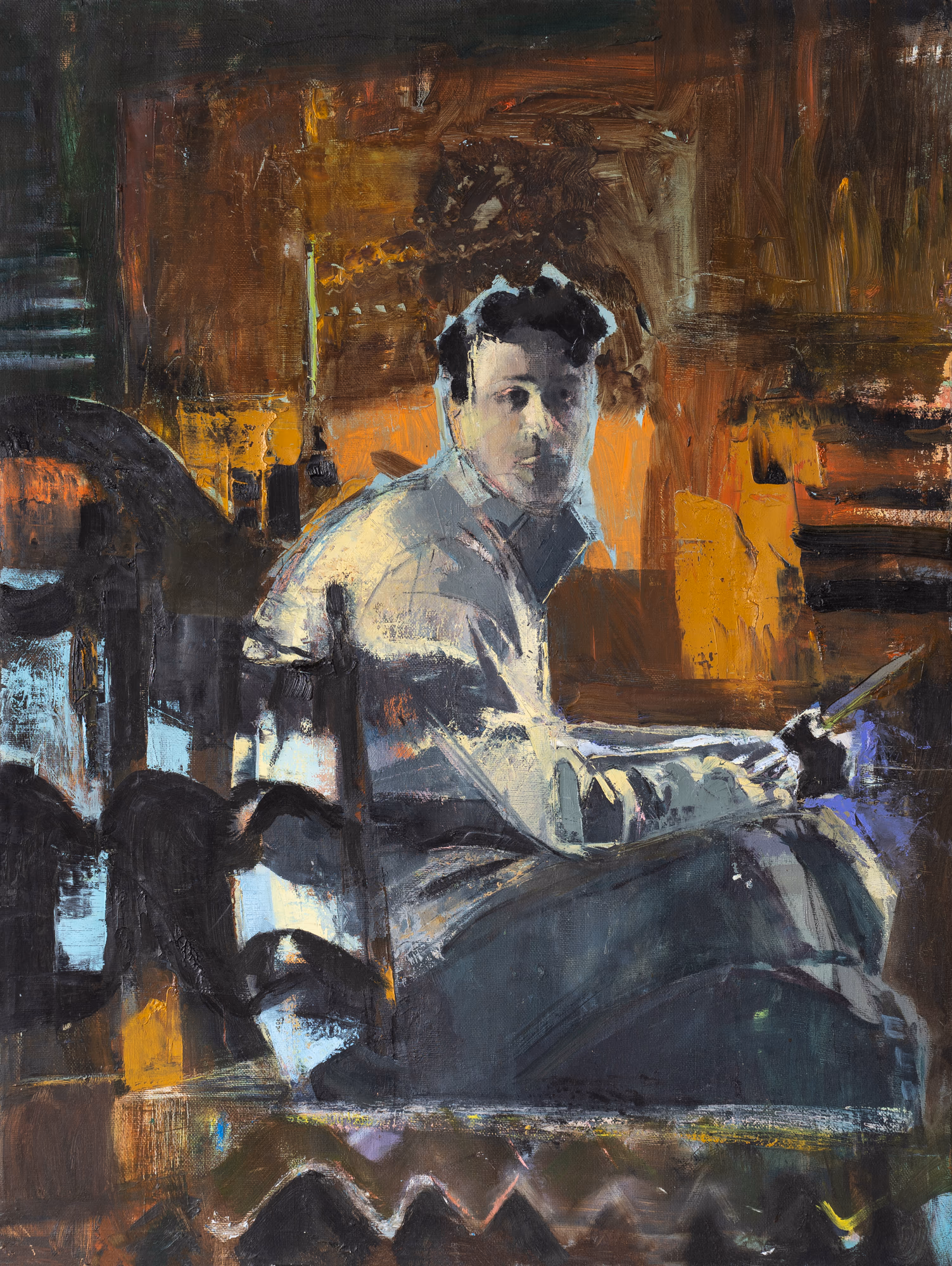 Man at Window