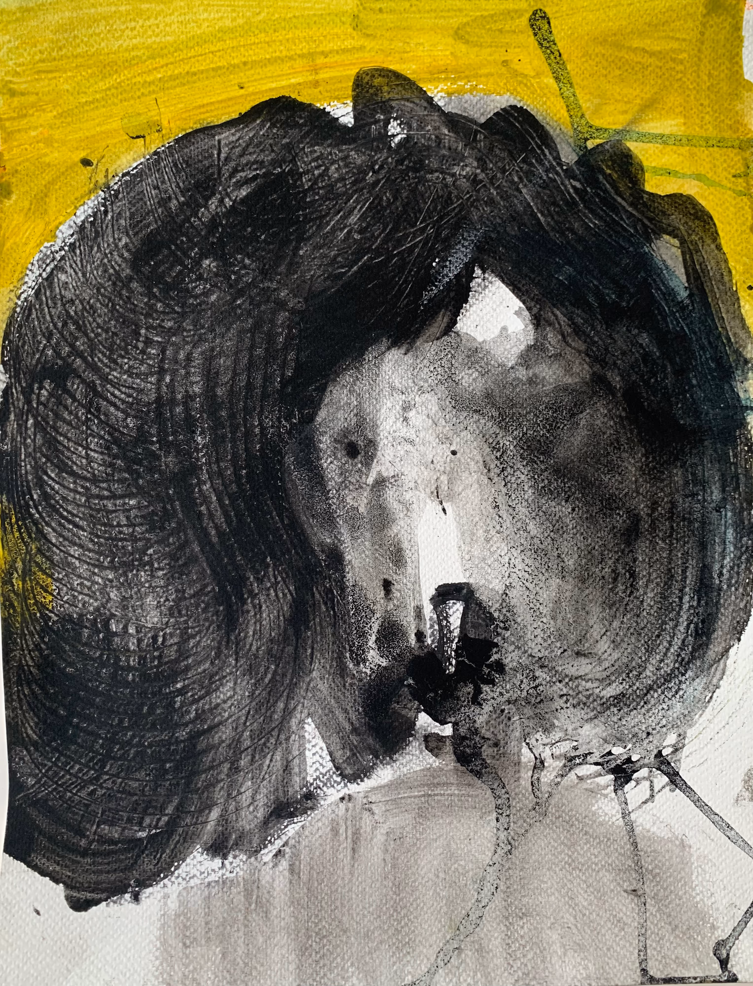 acrylic on paper