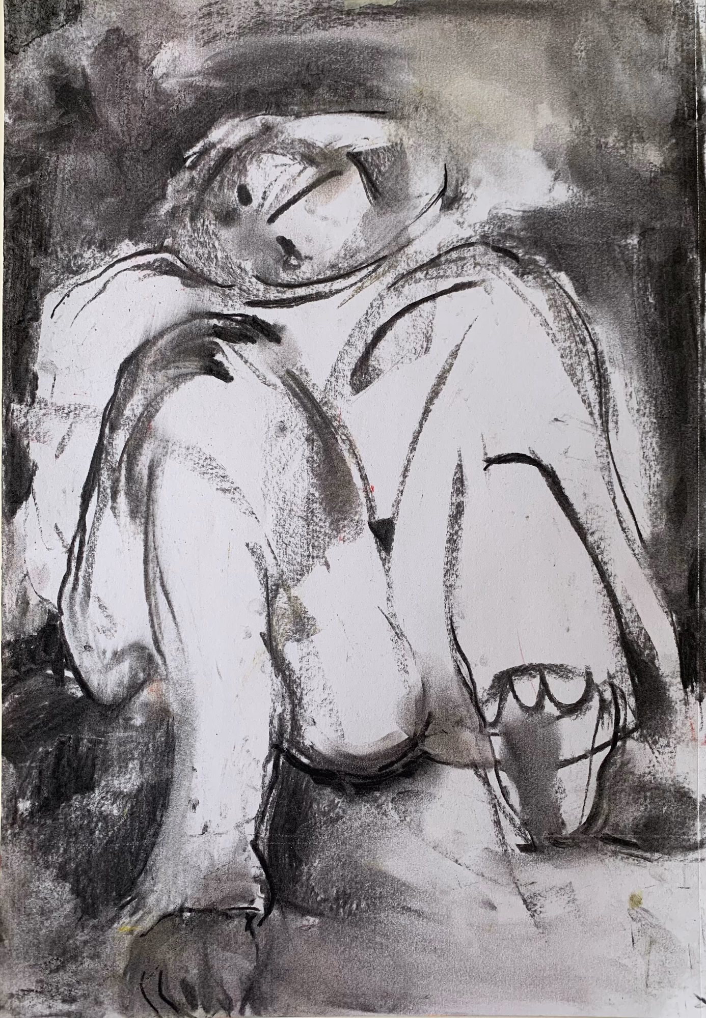 untitled charcoal on paper