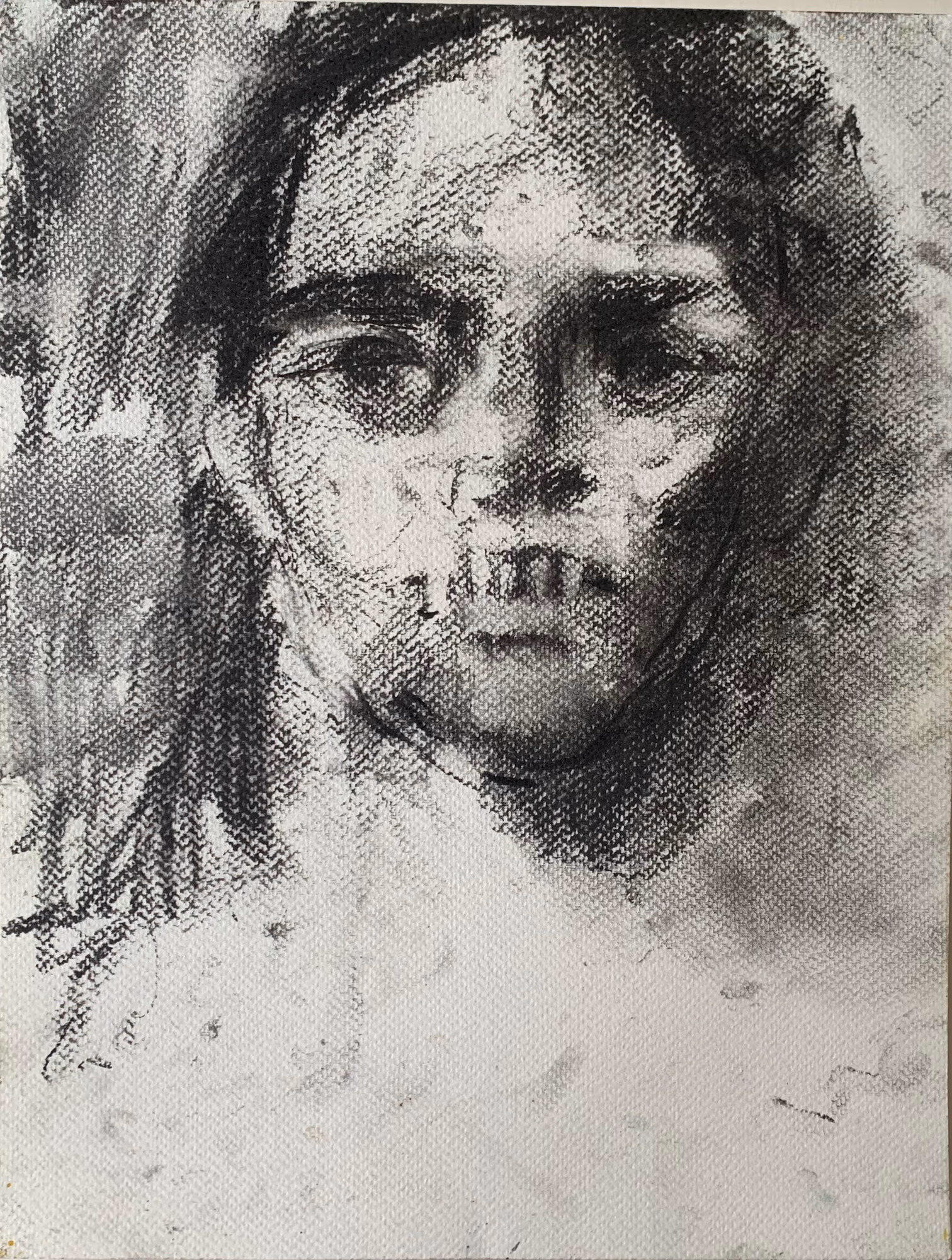 charcoal on paper