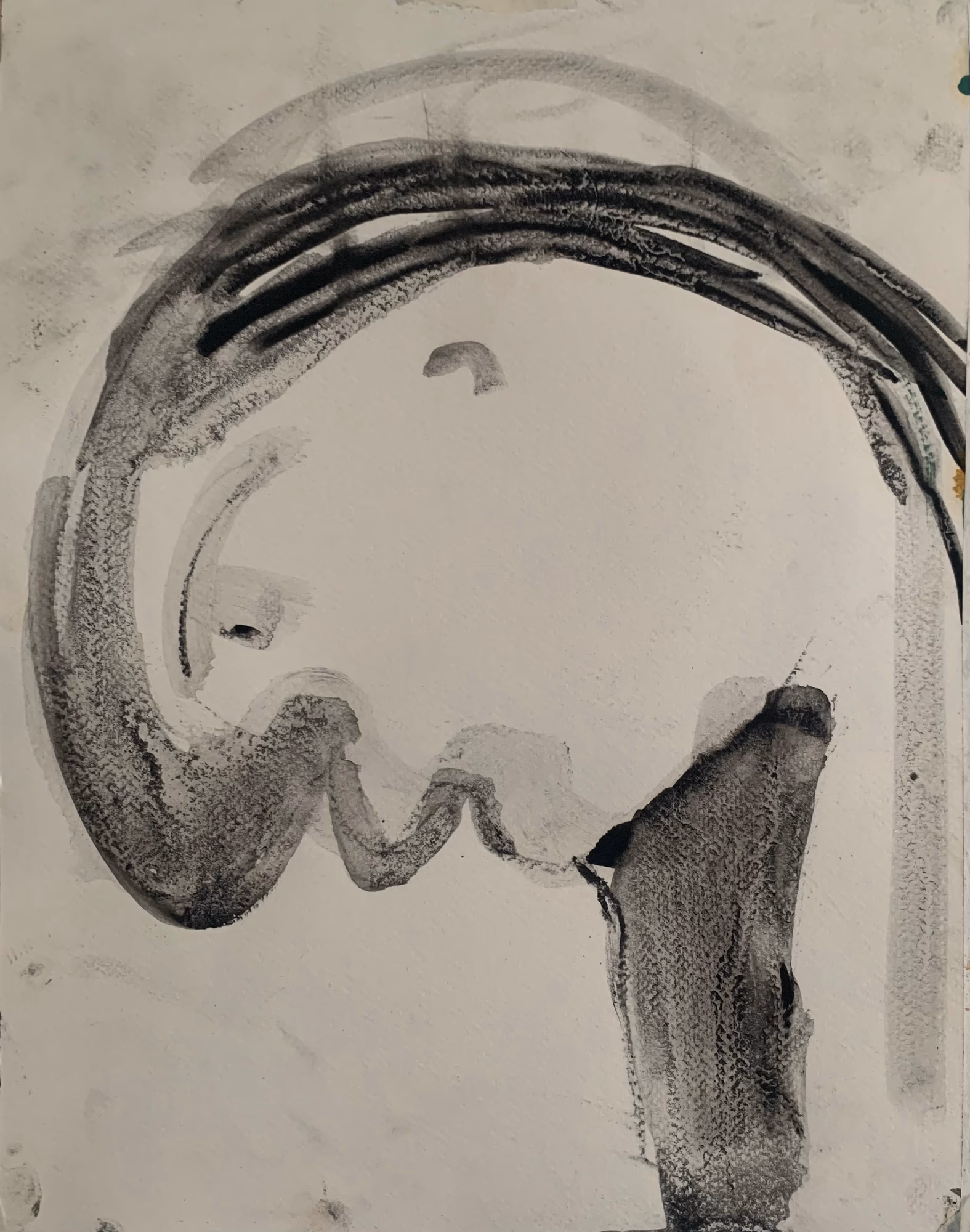 untitled charcoal on paper